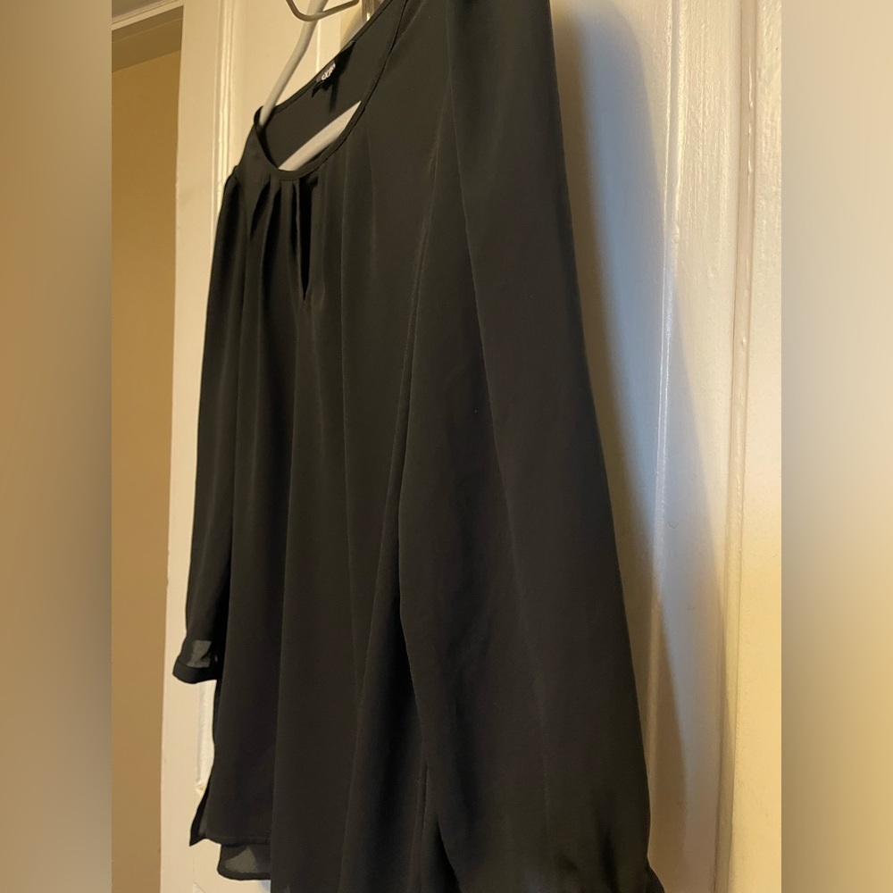 Express Women's Elegant Black Blouse